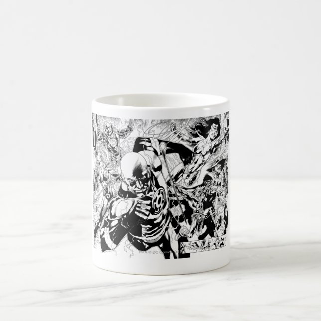 Caneca De Café Blackest Night Comic Panel (Centro)
