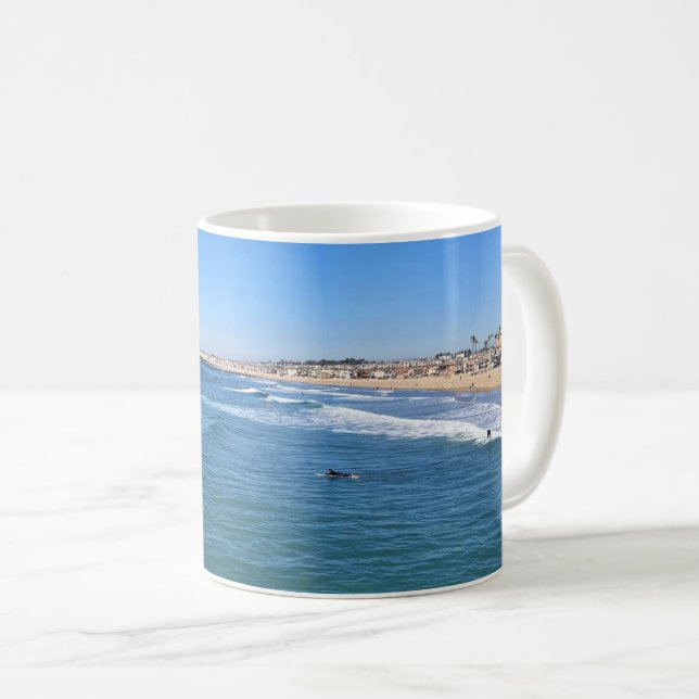 Caneca De Café Blackies, Newport Beach, Califórnia (Frente Esquerda)