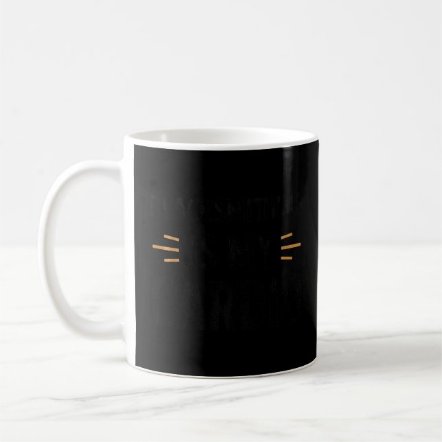 Caneca De Café Blacksmithing É Meu Retro Cardio Engraçado (Esquerda)