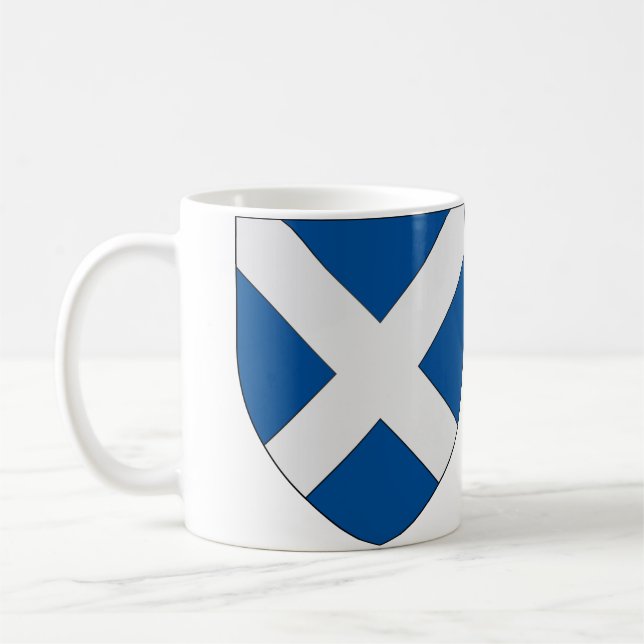 Caneca De Café Blason De La Famille De Giry (Esquerda)