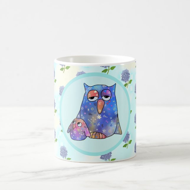 Caneca De Café Blaue Eule  (Centro)