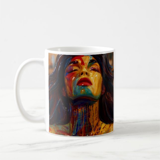 Caneca De Café Blaze de cores (Esquerda)
