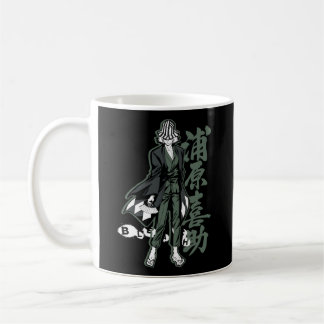 Caneca De Café Bleach Kisuke com Kanji Vertical