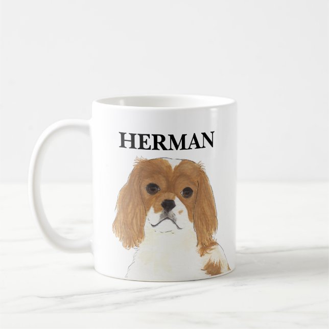 Caneca De Café Blenheim Cavalier King Charles Spaniel (Esquerda)