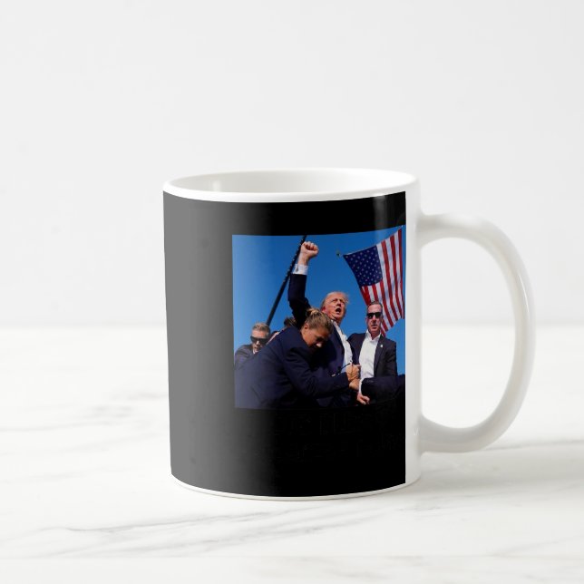 Caneca De Café Bless Presidente Trump (Direita)