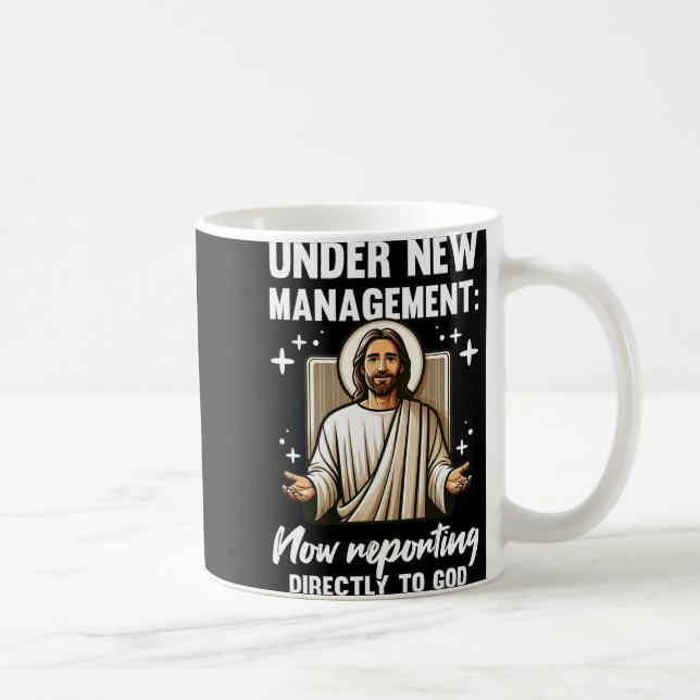 Caneca De Café Blessed Baptism Religious Christian Under New Mana (Direita)