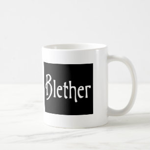 Caneca De Café Blether engraçada, gíria escocesa banter humor esc