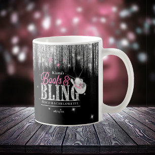 Caneca De Café Bling Disco Bachelorette ID925