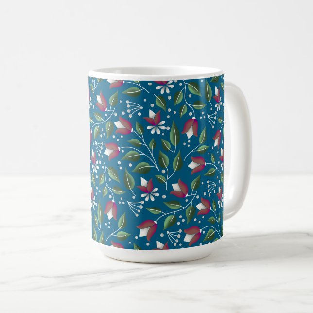 Caneca De Café Blisa Botânica (Frente Esquerda)