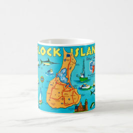 Caneca De Café Block Island Rhode Island Mug