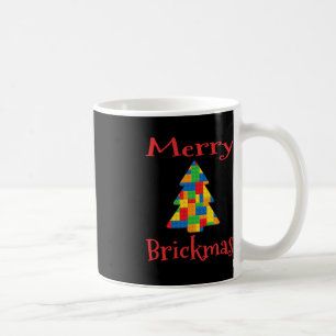 Caneca De Café Bloco de Brick Master Builder de Árvore de Natal
