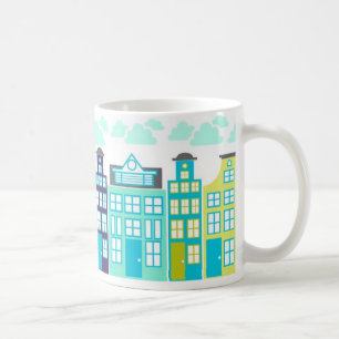 Caneca De Café Bloco de cidade