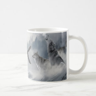 Caneca De Café Bloco de lobo
