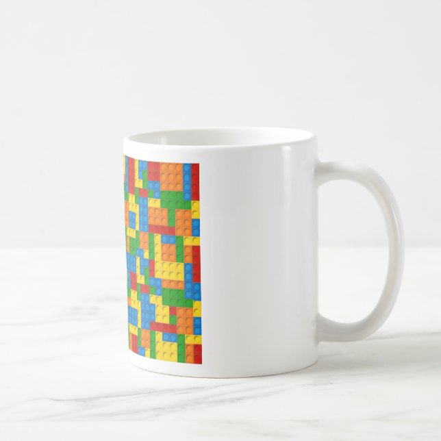 Caneca De Café blocos de plástico coloridos (Direita)
