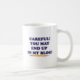 Caneca De Café Blogueiro Cuidadoso