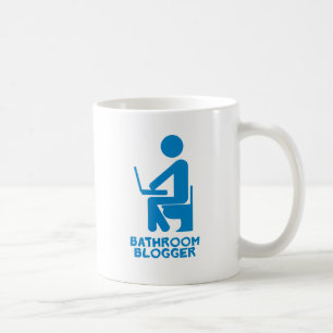 Caneca De Café Blogueiro do Banheiro