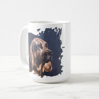 Caneca De Café Bloodhound dog love mug 