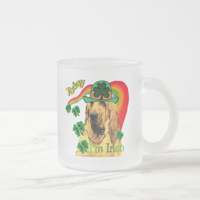 Caneca De Café Bloodhound st Patricks (Direita)