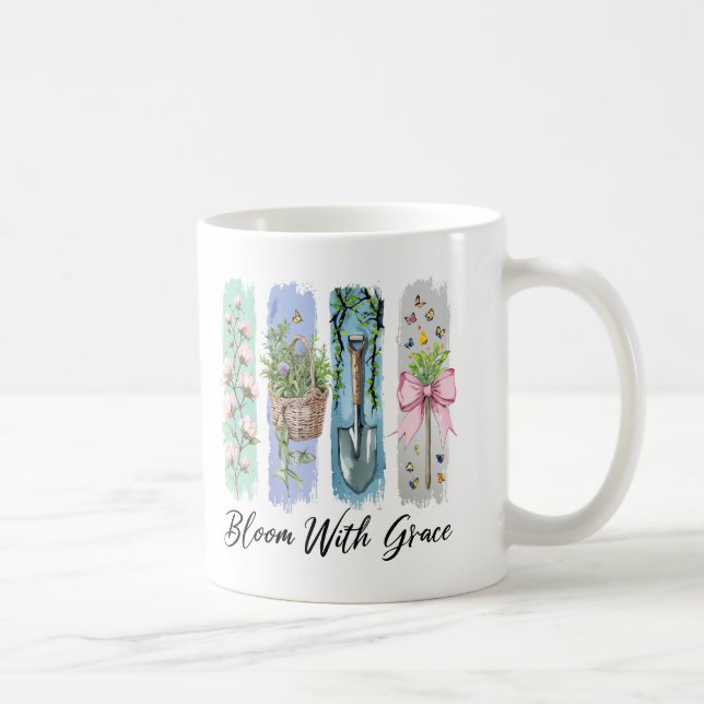 Caneca De Café Bloom com a Arte Floral Grace Garden (Direita)
