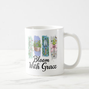 Caneca De Café Bloom com a Arte Floral Grace Garden