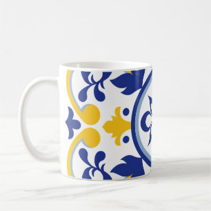 Caneca De Café Bloom do Mediterrâneo