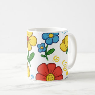Caneca De Café Bloom e Sip Floral Mug