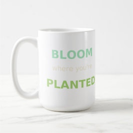 Caneca De Café Bloom onde você está plantado Hoodie & Mug - Inspi