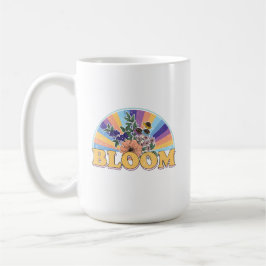 Caneca De Café Bloom Retro Floral