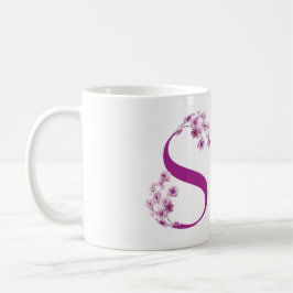 Caneca De Café Blooming Alphabet Mug