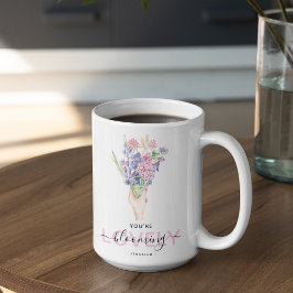 Caneca De Café Blooming Lovely Floral