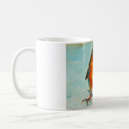 Caneca De Café BloOrp! O pisco de peito vermelho vermelho inglês