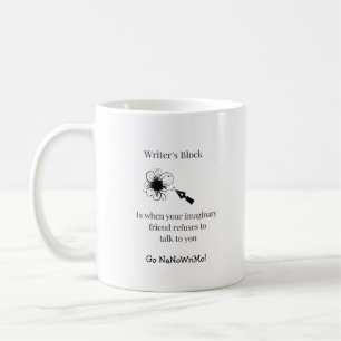 Caneca De Café Bloquear Mug NANOWRIMO