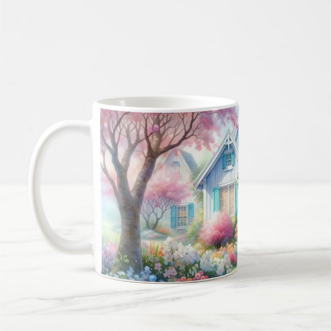Caneca De Café Blossom Lane Blue Cottage Garden (Esquerda)