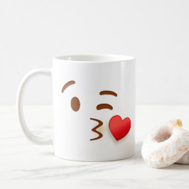 Caneca De Café Blow Kiss Emoji