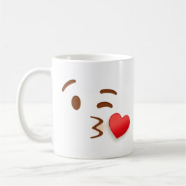 Caneca De Café Blow Kiss Emoji