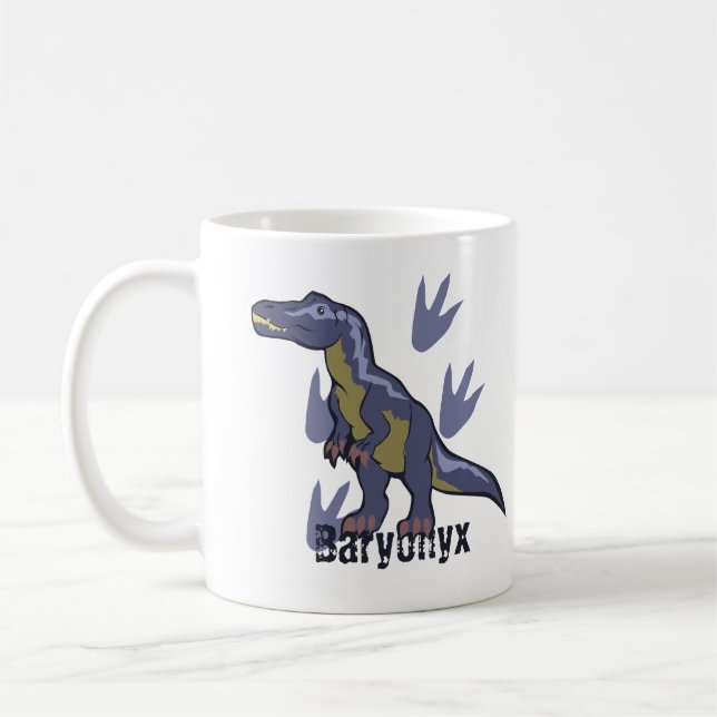 Caneca De Café Blue Baryonyx (Esquerda)