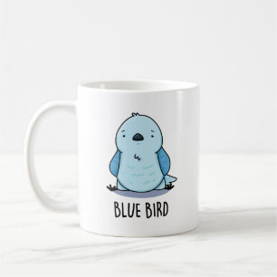 Caneca De Café Blue Bird Funny Animal Pun