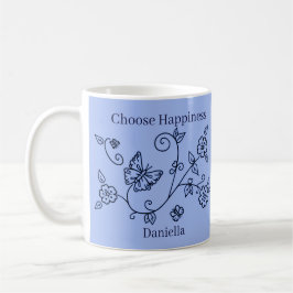 Caneca De Café Blue Butterfly Reminder Mug