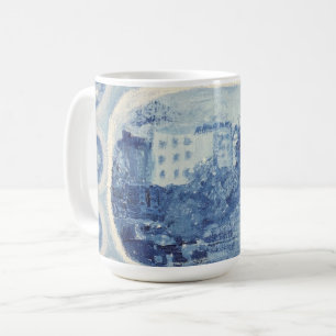 Caneca De Café Blue Chinoiserie Bone China Mug