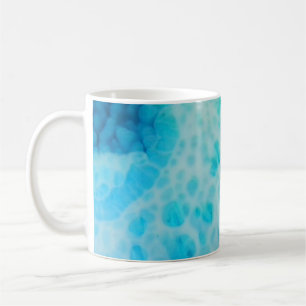 Caneca De Café Blue Crush - Obra de Arte Costeira Abstrata 