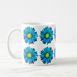 Caneca De Café Blue Daisy Mug