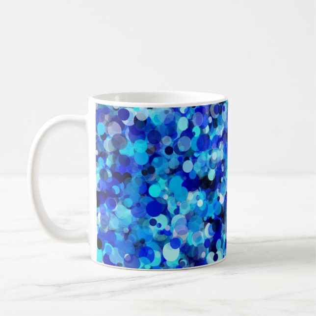Caneca De Café Blue Dot 11oz Mug (Esquerda)