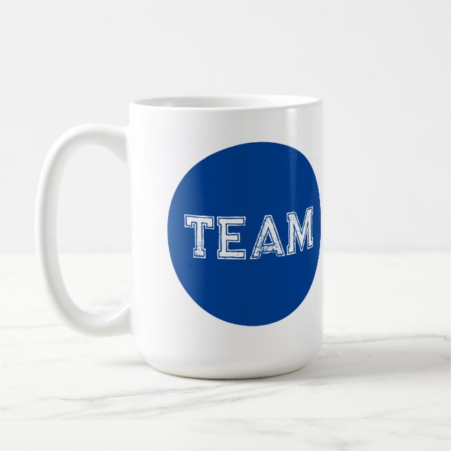 Caneca De Café Blue Dot Election Coffee Mug (Esquerda)
