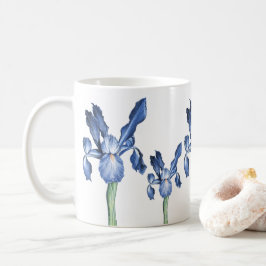 Caneca De Café Blue Dutch Iris -