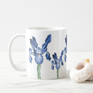 Caneca De Café Blue Dutch Iris -