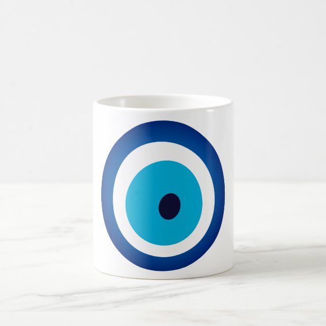 Caneca De Café Blue Eye Lucky Charm (Centro)
