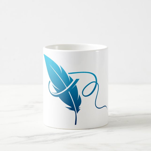 Caneca De Café Blue feather (Centro)
