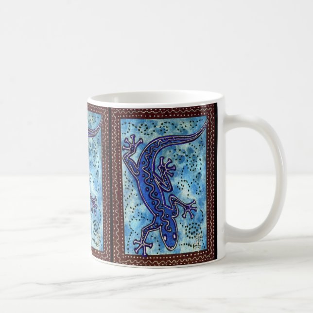 Caneca De Café Blue Gecko Mug (Direita)