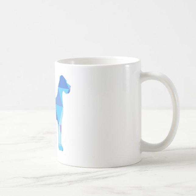 Caneca De Café Blue Great Dane Triangulus (Direita)