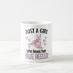 Caneca De Café Blue Heeler Girl australiana Cattle Proprietária d